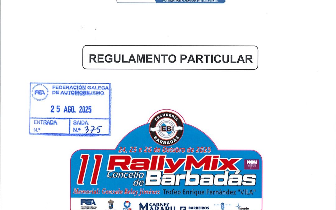 Rallymix de Barbadás 2025
