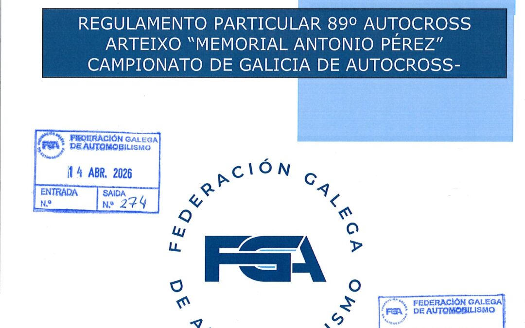 89 Autocross de Arteixo 2026