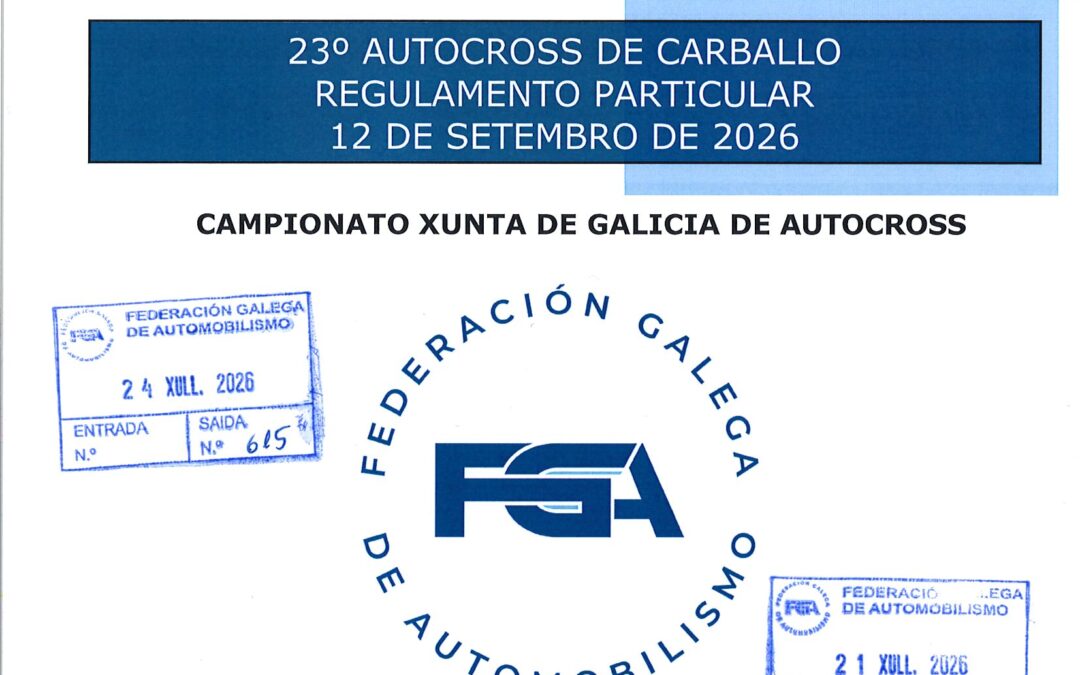 23 Autocross de Carballo 2026