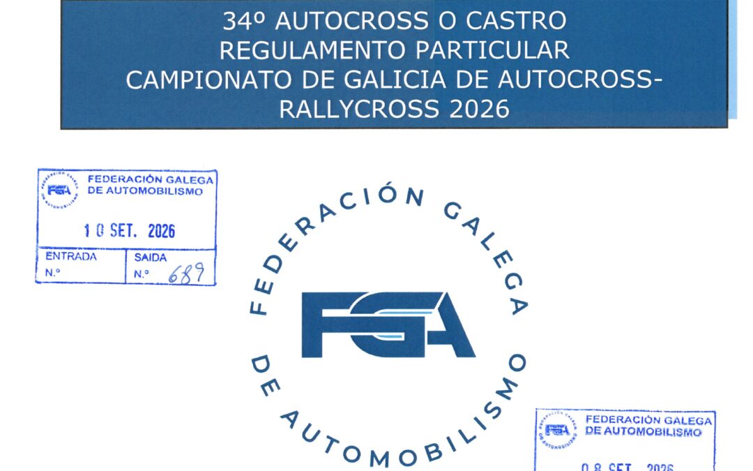 34º Autocross O Castro 2026