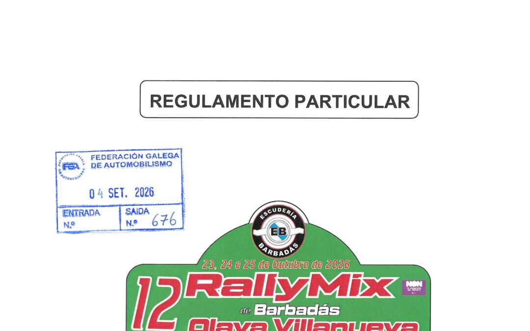 Rallymix de Barbadás 2026