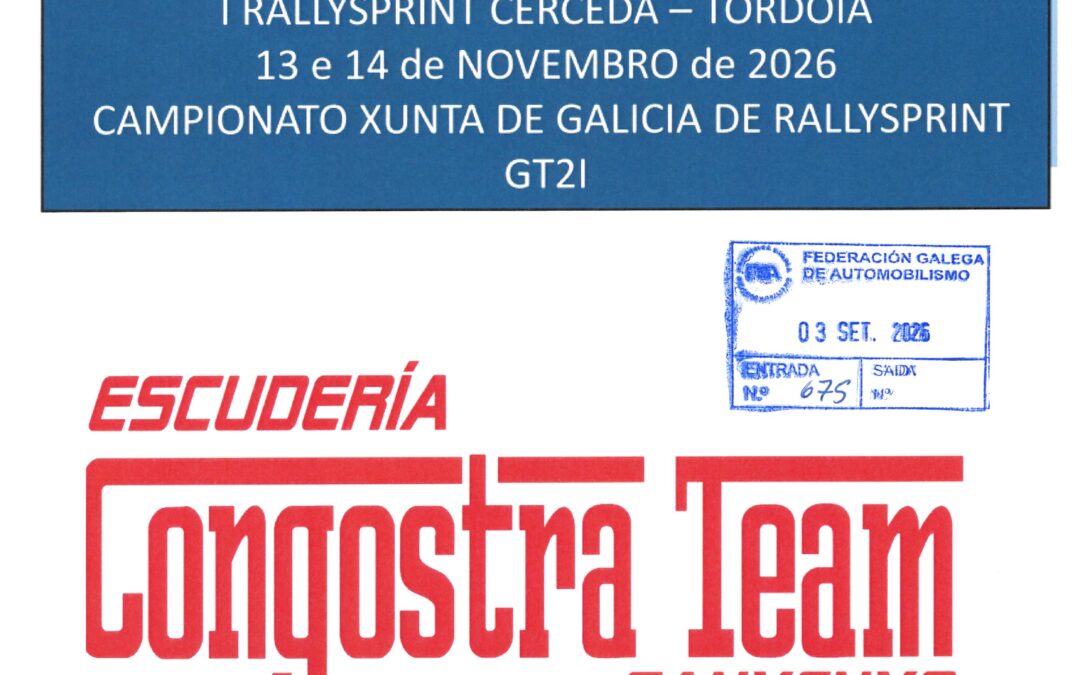 Rallysprint Cerceda-Tordoia 2026